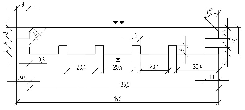 FACADE BOARD BEVEL PTGH 19X146 CLASS AB SCANDINAVIAN SPRUCE - obrazek 3