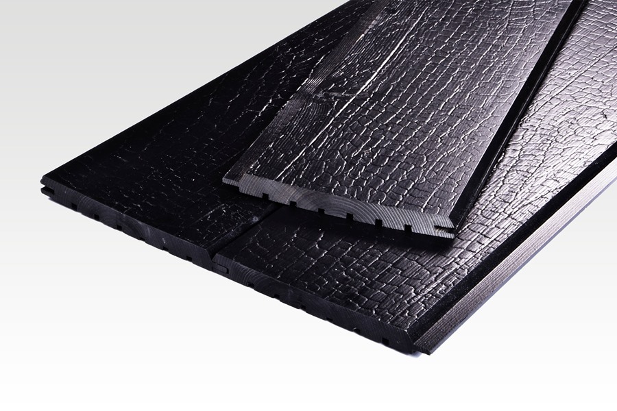 FACADE BOARD PTGH/OT 19X146 DRAGON IMPRINT COLOR BLACK CL. AB SWIERK