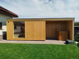 Duża sauna świerkowa