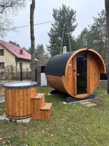 Sauna beczka i balia do schładzania